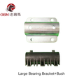 Large Bearing Bracket Outer L with Split Bushing | Container Door Lock Rod Support Bracket