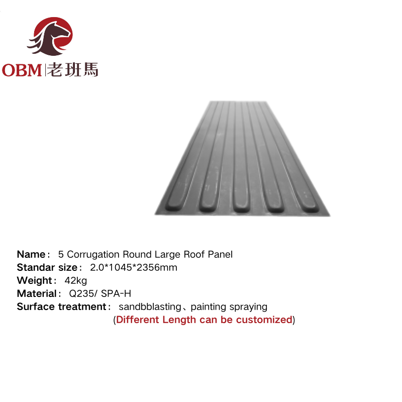 5-Corrugated Container Roof Panel | SPA-H Corten Steel Shipping Container Top Sheet