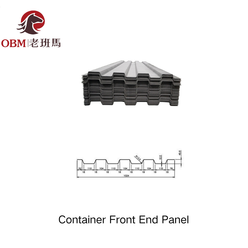 Corrugated Container Front End Wall Panel | SPA-H / Q235B Weathering Steel Container Front Sheet