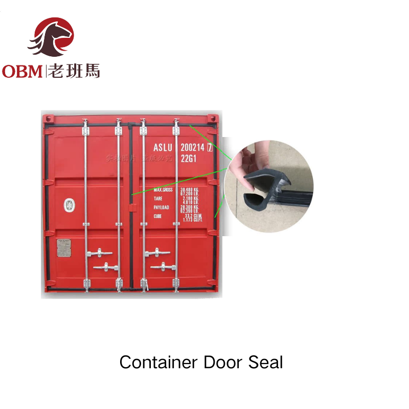 J-Type EPDM Container Door Gasket | Weatherproof Shipping Container Sealing Strip