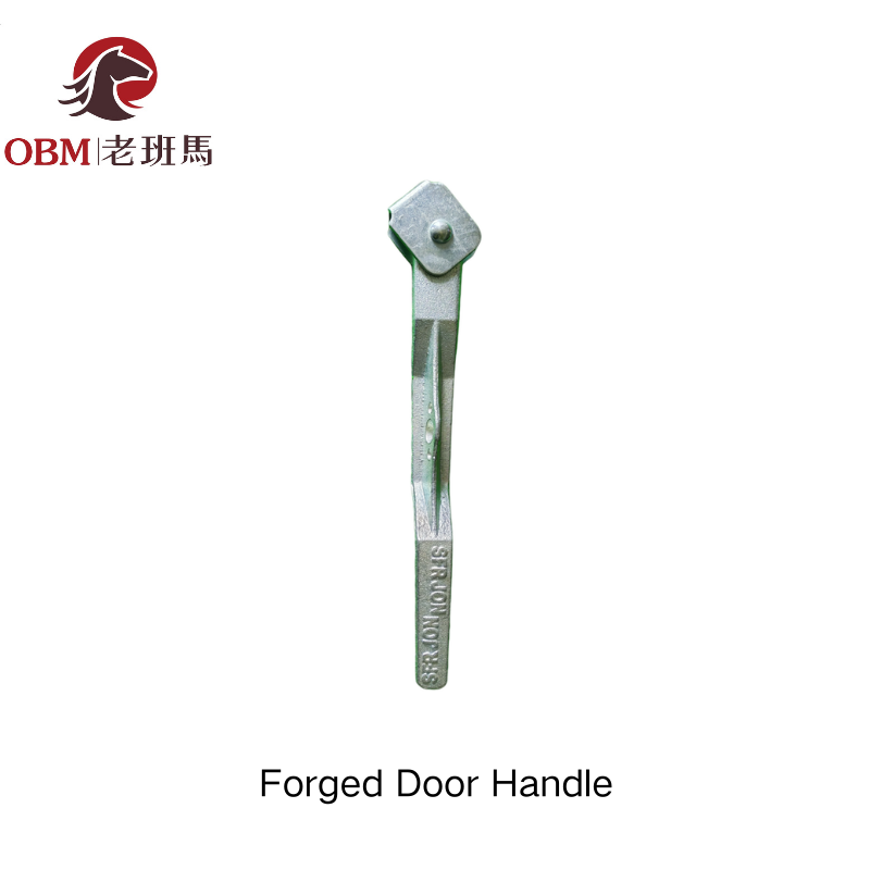 Container Door Handle Complete Kits | Forging Handle / Press Handle Kit; Lock Retainer Catch Plates for Shipping Containers
