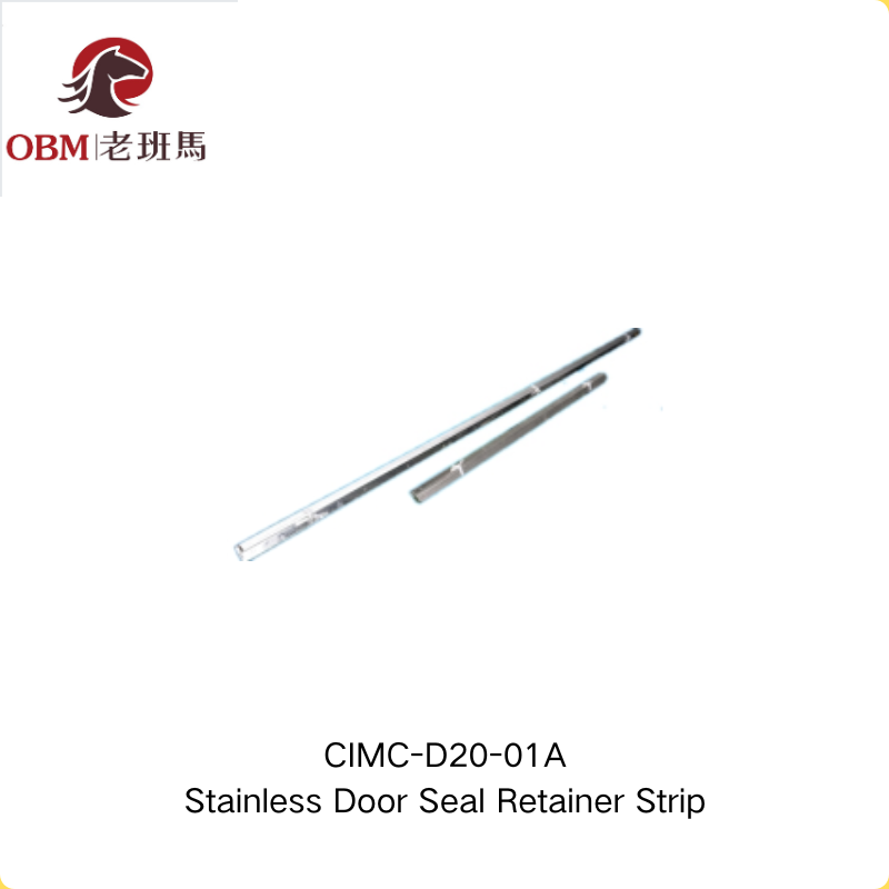 SUS304 Stainless Steel Container Door Retaining Strip for Rubber Gasket Fixing