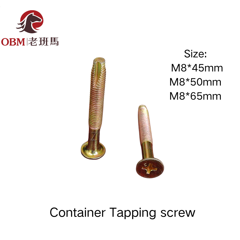 Grade 8.8 Carbon Steel Container Floor Screws | Cargo Container Self Tapping Fixing Nails