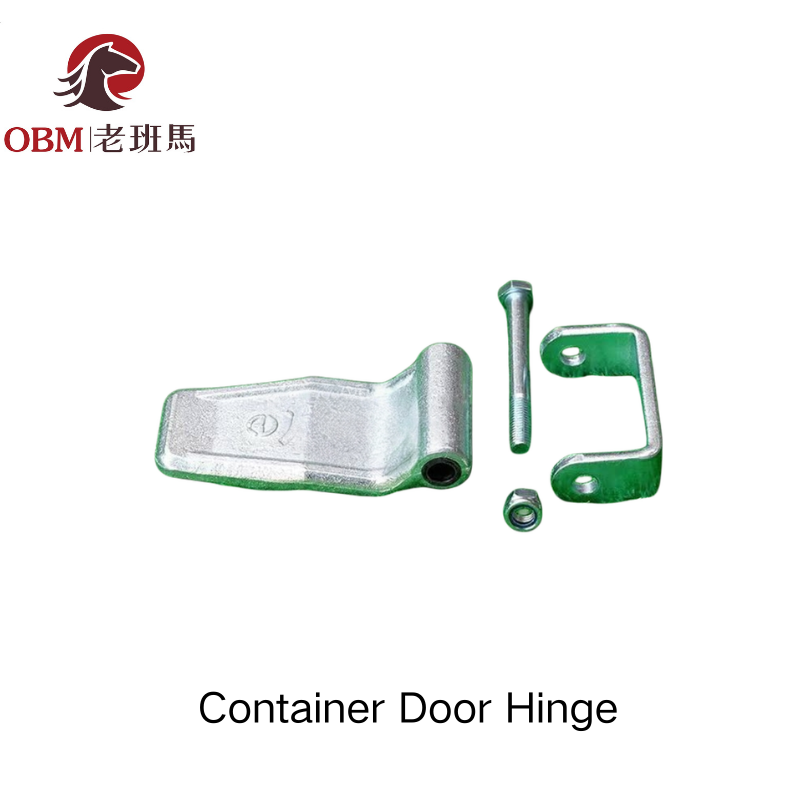 U-Shaped Forged Steel Container Door Hinge Complete Set with U Bracket, Bolts &amp; Lock Nuts