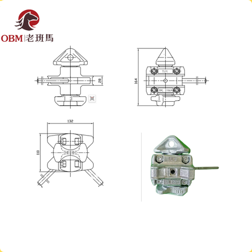 CC-1 Integral Rotating Twist Lock with Holes | Manual Container Stacking Twist Lock for Marine Lashing